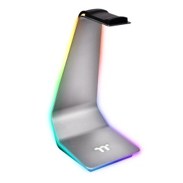 サーマルテイク Argent HS1 RGB ゲーミング Headset Stand with 3.5mm AUX and 2 USB Po Thermaltake Argent HS1 RGB ゲーミングヘッドセットスタンド 3.5mm