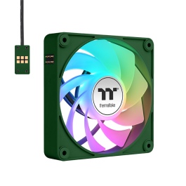 【新品】Thermaltake CT140 EX ARGB 140mm×3 CT140 EX Reverse ARGB Sync PC Cooling Fan Racing Green (3