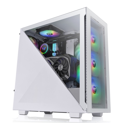 Divider 300 TG Snow ARGB Mid Tower Chassis
