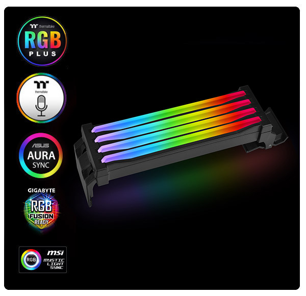 Memory Universal Vest RGB Lighting Effect Light Guide Strip For DDR3 DDR4  DDR5 RAM Change To