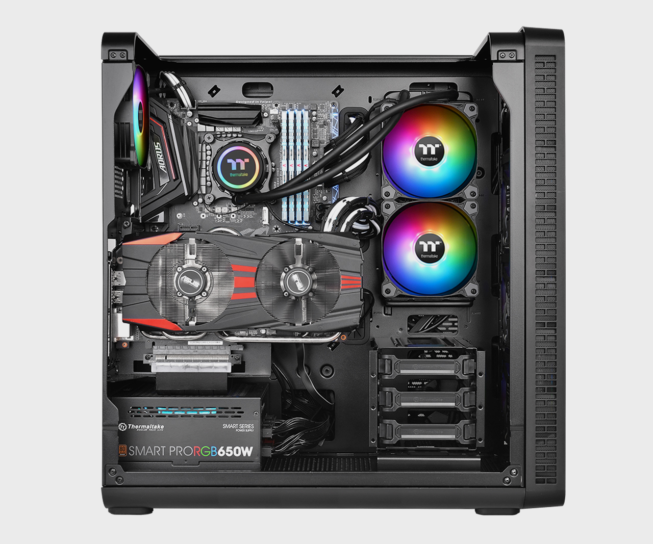 Thermaltake ARGB 水冷CPUクーラー - PCパーツ Thermaltake ARGB 水冷CPUクーラー - PCパーツ