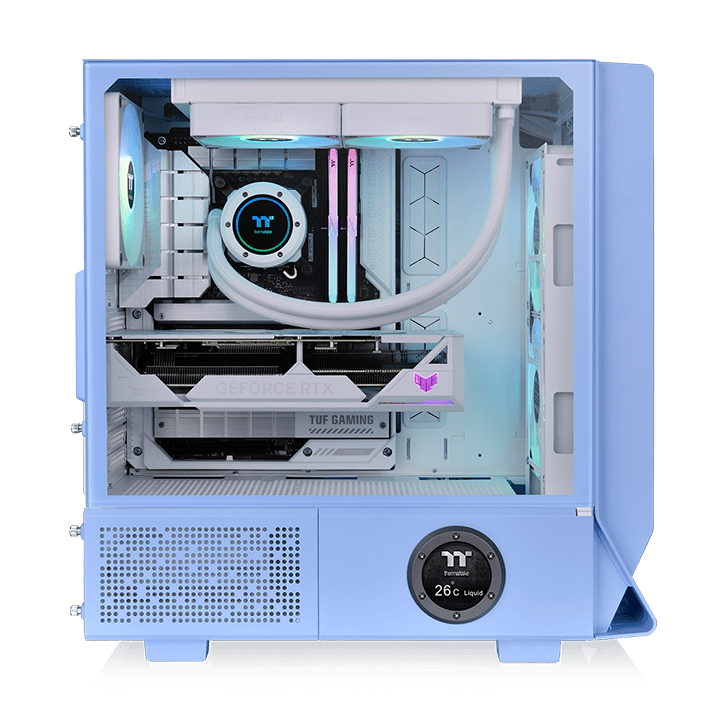 Ceres 350 MX Hydrangea Blue Mid Tower Chassis Ceres 350 MX Hydrangea Blue Mid Tower Chassis